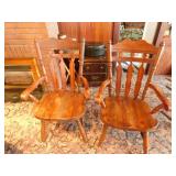 2 Decorative Wooden Chairs