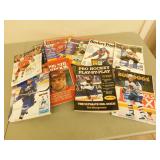 Collectable hockey books various years