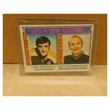 1974-75 OPC Esposito / Goldsworthy #1 Goal Leaders