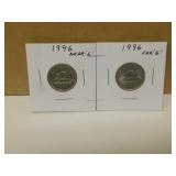 2 - 1996 Canadian Nickels Far & Near 6