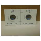 2 - 1921 - 2021 Canadian Dimes High & Low Tide