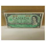 1967 Canadian One Dollar Bank Note