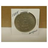 1888 US Morgan Silver Dollar Coin