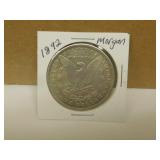 1892 US Morgan Silver Dollar Coin