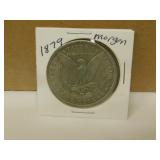 1879 US Morgan Silver Dollar Coin