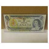 1973 Canadian One Dollar Bank Note