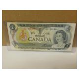 1973 Canadian One Dollar Bank Note