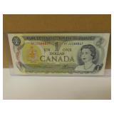 1973 Canadian One Dollar Bank Note
