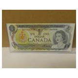 1973 Canadian One Dollar Bank Note