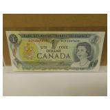1973 Canadian One Dollar Bank Note