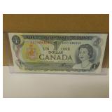 1973 Canadian One Dollar Bank Note