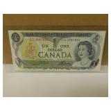 1973 Canadian One Dollar Bank Note