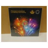 1867-2017 $5.00 Proudly Canadian Fine Silver Coin