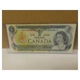 1973 Canadian One Dollar Bank Note