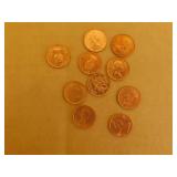 10 - 1960-69 Canadian Circc & Uncirc Pennies