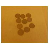 10 - 1950-59 American Pennies
