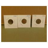 1916, 1917, 1918 Wheat Pennies