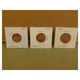 1961,1962,1963 Hanging Pennies