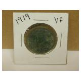 1919 VF Large Canadian Penny