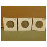 5 Collectible Canadian Quarters - Various years