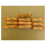 10 Rolls -  1990 - 1999 Pennies