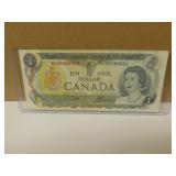 1973 Canadian One Dollar Bank Note