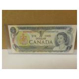 1973 Canadian One Dollar Bank Note