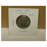 1945-2005 Canadian Victory VE-Day 5 Cent Coin