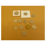 11 Collectible Singapore Coins- Various years