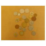 21 Collectible Mexican Coins- Various years