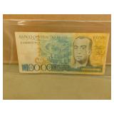Bank Of Brazil 100000 Bank Note