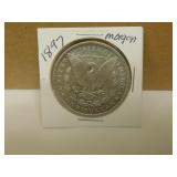 1897 US Morgan Silver Dollar Coin