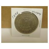 1898 US Morgan Silver Dollar Coin