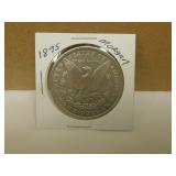 1895 US Morgan Silver Dollar Coin