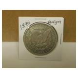 1896 US Morgan Silver Dollar Coin