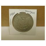 1901 US Morgan Silver Dollar Coin