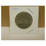1969 Canadian One Dollar Coin