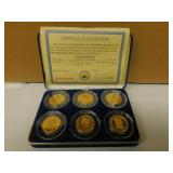 1929 Indian Head 24 Kt Proof Gold Coin Set