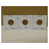 3 - 1971 Canadian Error Pennies