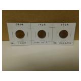 3 - 1964 Canadian Error Pennies