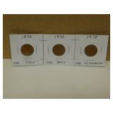 3 - 1970 Canadian Error Pennies