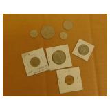 8 Collectible Switzerland Coins- Various years