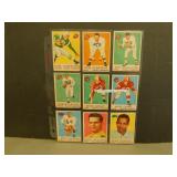 9 - 1950's Topps Collectible CFL Football Cards