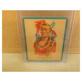 1933  Papoose #16 Young Black Dog Gum Series Card