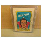 1970-71 OPC Greg Polis #9 Hockey Story Booklet
