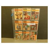 15 -1958 CBS Television Western Cowboy Serie Cards