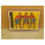 1960-61 Parkhurst Proniovost/Goyette/Provost #58