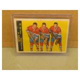 1960-61 Parkhurst Hick/Backstrom/McDonald #56 Card
