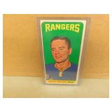 1964-65 Topps Arnie Brown #34 Tall Boy Hockey Card