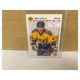 1992 UD Autographed Nicklas Lidstrom RC